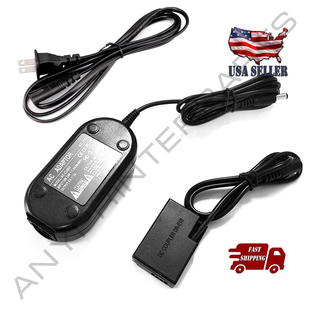 Picture of ACK-E18 LP-E17 Camera AC Adapter for Canon EOS RP 750D T7i T6s Kiss X8i DSLR US